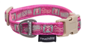 Touchdog 'Caliber' Designer Embroidered Dog Leash And Collar Combo