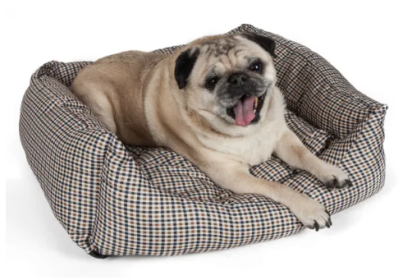 Wick-Away Nano-Silver and Anti-Bacterial Water Resistant Dog Bed - Brown (size: Medium)