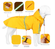 Dog Raincoat with Reflective Strip