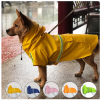 Dog Raincoat with Reflective Strip