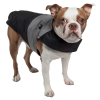 Touchdog Waterproof Convertible Dog Jacket-Black