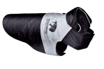 Touchdog Waterproof Convertible Dog Jacket-Black