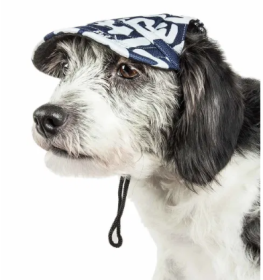 Pet Life Uv Protectant Adjustable Dog Hat Cap (size: Large, Boy: Graffiti)