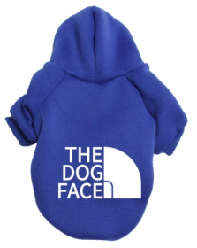 Warm Comfortable Hoodies for Dogs and Cats (Color2: Blue, size: X Small)