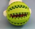 Hemp Rope and Rubber Treat Ball For Dogs