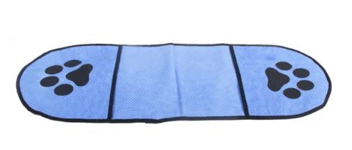 Pet Life Hand Insert Bathing Quick-Dry Dog Towel (Color2: Blue)