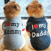 Cute Love Sweater for Small Dogs