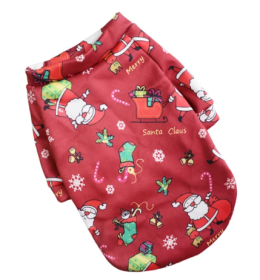 Holiday Sweatshirts for Small Dogs (size: X Small, Style 2: Santa Red)