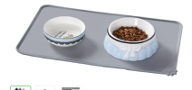 Dog Food and water Bowl Silicone Spill Placemat