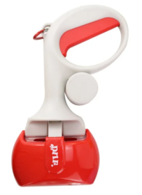 Dog Pooper Scooper with Bag Holder Included (Color2: Red)