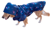 Cute Character Hooded Rain Poncho Cape for Dogs