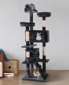 Cat Tree Tower (Color2: Black)