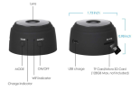 Compact Indoor Pet Cam with 64G SD Card