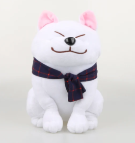 Cute Plush Akita Dog Toys (Color2: White)