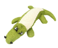 Bite Resistant Fleece Alligator Chew Toy for Dogs