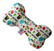 Durable Canvas Squeaker Dog Bones - Love