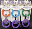 Attached Triple Rings Chew Toys for Dogs