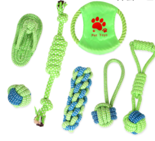 Durable Rope Chew Toys for Dogs - Multi-packs (Item: 7 pc #1)