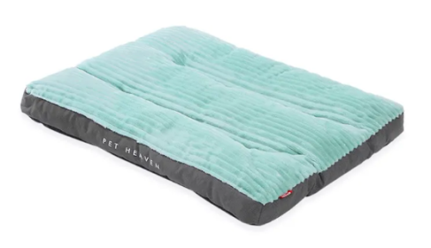 Deluxe Dog Bed (Color2: Blue/Gray, size: Large)