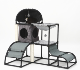 Feline Tower Playground (Color2: Gray)