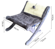 Feline Lounging and Sunbathing Beach Chair