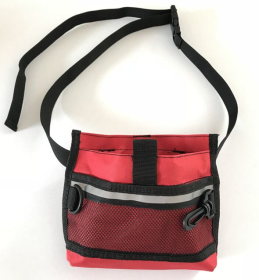 Dog Treat Storage Bag for Outings and Training (Color2: Red)