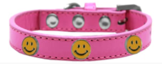 Fun Widget Collars - Happy Face - Pink