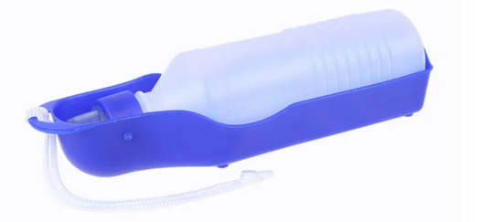 Folding Water Bowl & Bottle for Dogs or Cats (Color2: Blue)