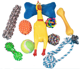 Popular Dog Rope and Rubber Chew Toy Sets (Item: General)