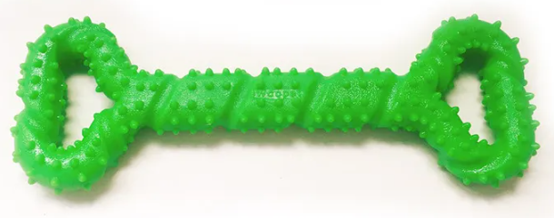 Large Rally Bar Dental Care Dog Chew Toy (Color2: Green)