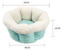 Deep Plush Nesting Bed Great for Small Fur Babies