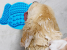 Puppy Shape Lick Pad for Dogs with Suction Cups