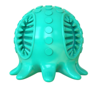 Octopus Shaped Dental Dog Chew Treat Toy (Color2: Blue)